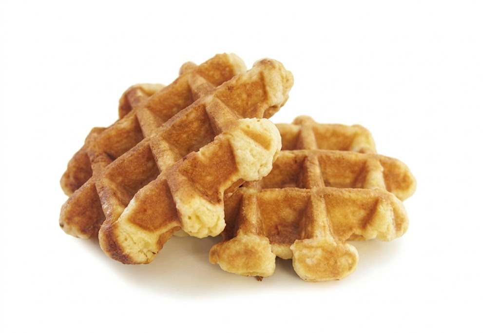 Pure Maple Syrup & Butter Medium Liège Belgian Waffle