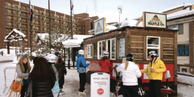 Mountain Waffle Co. ski resort origins