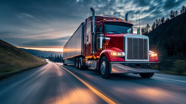Captive logistics firm trucking fleet