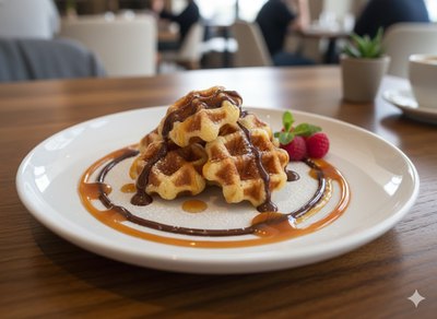 Vanilla Waffle Bites
