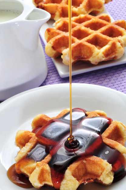Waffle with Drizzle