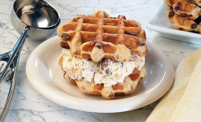 Snickerdoodle-style Liège Belgian waffle